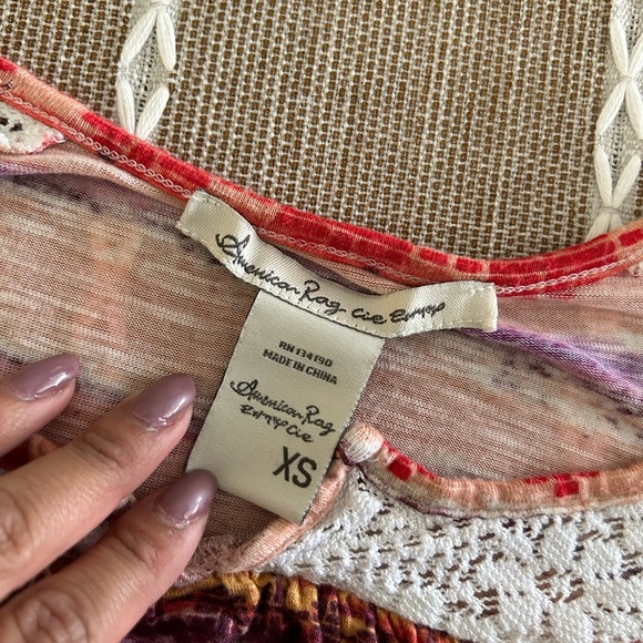 Orange striped top - Picture 2 of 3